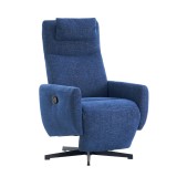Fotoliu confortabil cu funcție de relaxare, Albastru | Aosom Romania