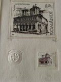 RAR, Romania, 550 ani Bucuresti, 1845d, timbru aniversar gravat 2009, numerotat 010/ 550, editie speciala Rompresfilatelia