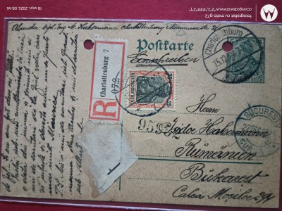 CARTE POSTALA CIRCULATA ,DE COLECTIE . foto