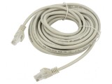 Cablaj rețea U/UTP 5e CCA gri 10m cu mufe RJ45 la ambele capete