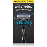 Wilkinson Sword Hydro5 aparat de ras + lame de rezervă 5 buc