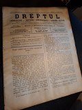 Dreptul, Revista de legislatiune, doctrina, jurisprudenta, economie politica, Anul XXXIV Nr.44 1905 - C.G.Dissescu, V.Athanasovici, Paul Negulescu, Al