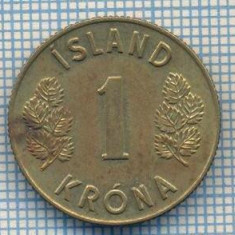 AX 281 MONEDA - ISLANDA - 1 KRONA -ANUL 1975 -STAREA CARE SE VEDE