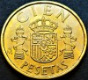 Moneda 100 (CIEN) PESETAS - SPANIA, anul 1985 *cod 172 = excelenta, Europa
