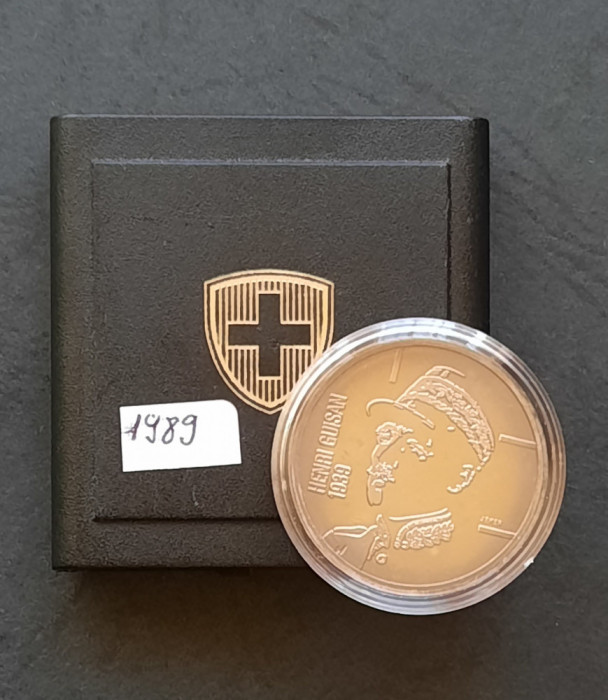 5 Francs &quot;Henri Guisan&quot; 1989 Elvetia, Proof - G 4440