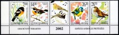 IUGOSLAVIA 2002 FAUNA PASARI CANTATOARE foto