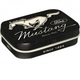 Cutie metalica de buzunar Ford Mustang - Horse Logo Black