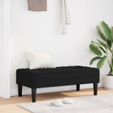 VidaXL Bancă, negru, 113x57x39 cm, textil