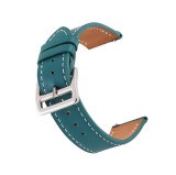 Curea piele, compatibila cu Huawei Watch GT 7 46mm, Telescoape QR, 22mm, Turcoaz