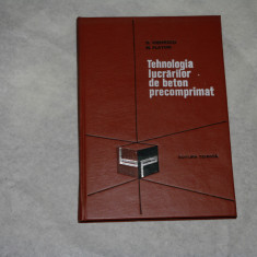 Tehnologia lucrarilor de beton precomprimat - D. Viespescu - M. Platon - 1971