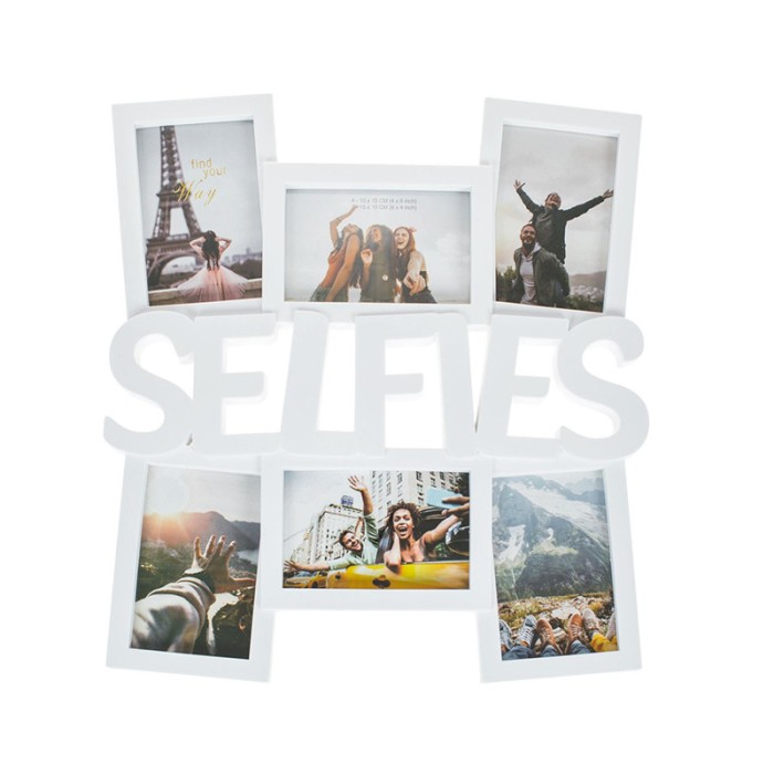 Rama Foto 3D Selfies pentru 6 poze, 40 x 45 cm