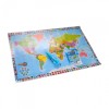 Harta Lumii Interactiva Bilingva MomKi, RO/EN, Creion Inclus, 90x60cm, Educativa, 6 ani+