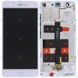 Huawei Nova (CAN-L01, CAN-L11) Capacul frontal al modulului de afișare + LCD + digitizer alb