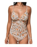 Costum de baie intreg pentru femei CUPSHE, model floral, XL - OUTLET