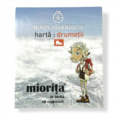 Muntii Zarandului Harta Drumetii M 1 : 100.000 foto