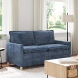 vidaXL Canapea albastru 156 x 81 x 87,5 cm Poliester 42028865