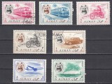 A12 S7 11 - Timbre foarte vechi - Ajman - mijloace de transport
