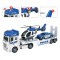 Camion de Jucarie, Model Politie, Lumini ?i Sunete, Set 3 Piese, Multicolor