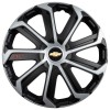 Set 4 Capace Roti Evo Gri-Negru R15, pentru CHEVROLET, Autohelix MSA