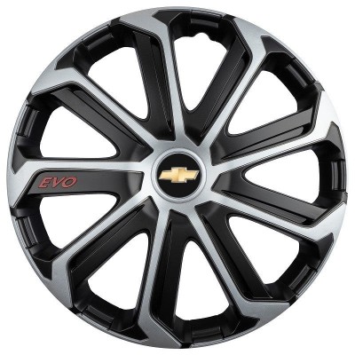 Set 4 Capace Roti Evo Gri-Negru R15, pentru CHEVROLET foto