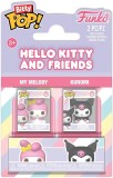 Set 2 figurine My Melody &amp; Kuromi - Hello Kitty &amp; Friends - Bitty Pop! - Funko | Funko