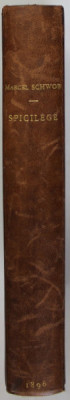 SPICILEGE , FRANCOIS VILLON - SAINT JULIEN L &amp;#039;HOSPITALIER par MARCEL SCHWOB , 1896 foto