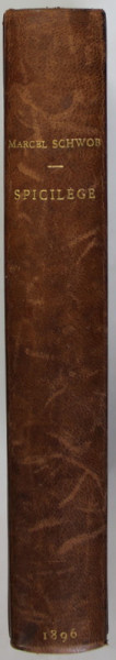 SPICILEGE , FRANCOIS VILLON - SAINT JULIEN L &#039;HOSPITALIER par MARCEL SCHWOB , 1896
