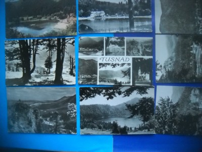 HOPCT LOT NR 180 TUSNAD JUD HARGHITA -9 CARTI POSTALE-RPR-CIRCULATE foto