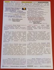 Program meci fotbal ROMANIA - BOSNIA HERTEGOVINA (preliminarii UEFA 2012/03.06.2011)