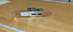 HP 2 XUSB 3.0 PCIEX 1 Card 607782-001 #A3488 foto