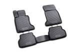 Covorase Cauciuc Tip Tavita Ford Focus 2 II 2004-2011 + Protectie Tunel Spate ALM Negre
