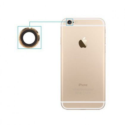 Geam Camera Spate Apple iPhone 6 (4,7inch ) Gold Original