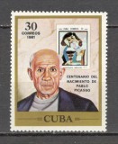 Cuba.1981 100 ani nastere P.Picasso SC.660