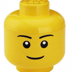 LEGO Cutii depozitare: Cutie depozitare S cap minifigurina LEGO baiat