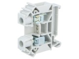 Conector Șine 0,5-16mm2 1 Pista 2 Borne Gri 10mm