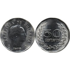 Columbia 1972 - 50 pesos, circulata