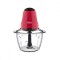 Mini tocator Zilan ZLN5619 Rosu, putere 200W, capacitate 1L, vas din sticla