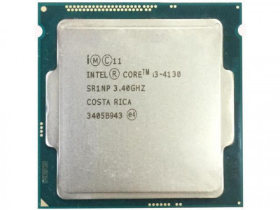 Procesor Second Hand Intel Core i3-4130 3.40GHz, 3MB Cache, Socket 1150 NewTechnology Media foto