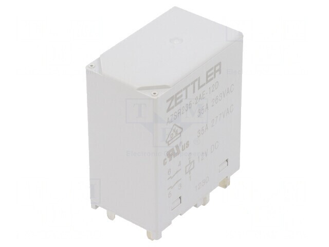 Releu electromagnetic de putere 12VDC 35A PCB DPST
