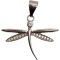 Pandantiv din argint 925 jolie silver, model libelula cu zirconii, 23 x 20 mm, 1.8 g