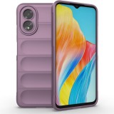 Husa Wave din Silicon compatibila Oppo A58 4G Anti-Shock, Mov, Oem