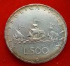 (A18) MONEDA DIN ARGINT ITALIA - 500 LIRE 1964, PATINA SUPERBA, RARA IN ACEASTA STARE, Europa