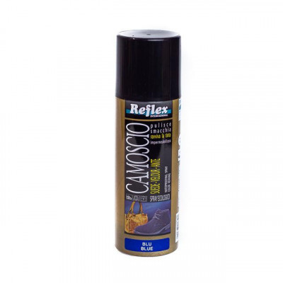 Spray pentru piele &amp;icirc;ntoarsă Reflex Camoscio 200ml Albastru - Blue foto