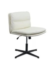 Scaun birou rotativ REL407, piele ecologica, baza polipropilena, inaltime reglabila, 120 kg