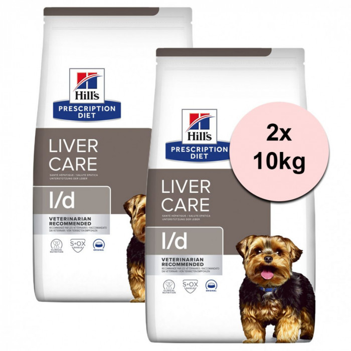 Hill&amp;#039;s Prescription Diet Canine l/d 2 x 10kg