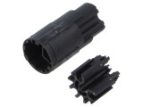 Conector HARTING M17 tată 8 pini crimpați inserturi contact