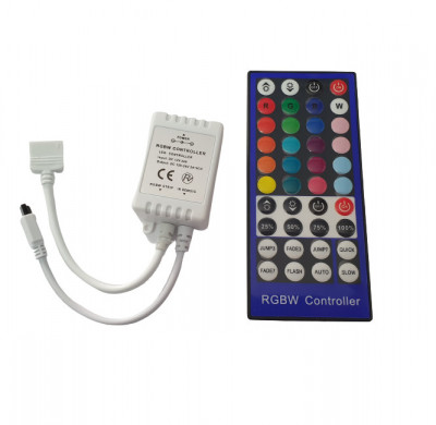 Controller banda LED RGBW 12-24V 4CHx2A IR telecomanda cu 40 de taste foto
