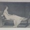 EMIL GARLEANU CATRE ELIZA XENOPOL * , CARTE POSTALA ILUSTRATA , MADAME RECAMIER , CLASICA , CIRCULATA , 1904