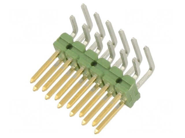 Conector pini 12 pini unghi 90&deg; 2,54mm
