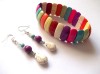 Set cu howlite colorate 44266